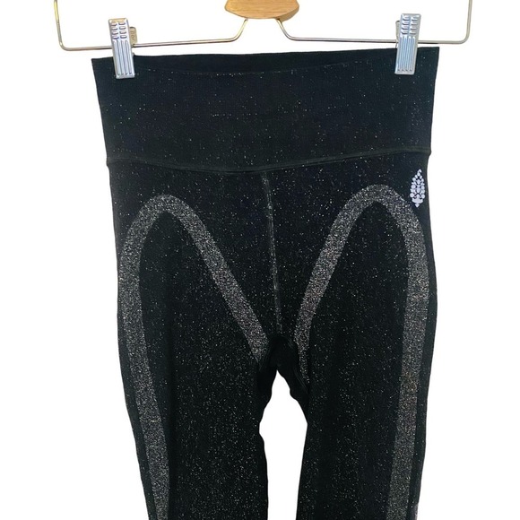 Free People | FP Movement Sparkle Lurex Athletic Workout Leggings High Waist - Picture 8 of 9